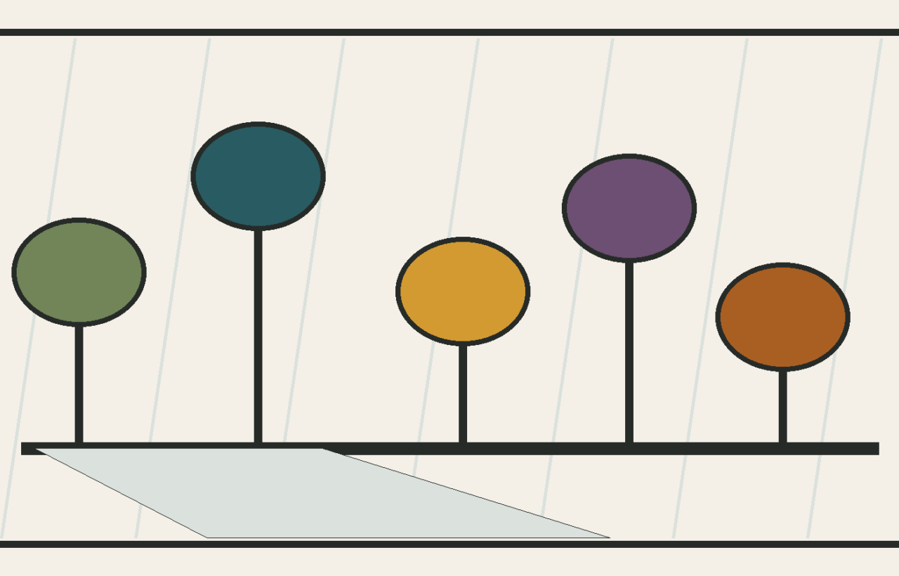 Illustrazione editoriale originale senza persone o marchi
